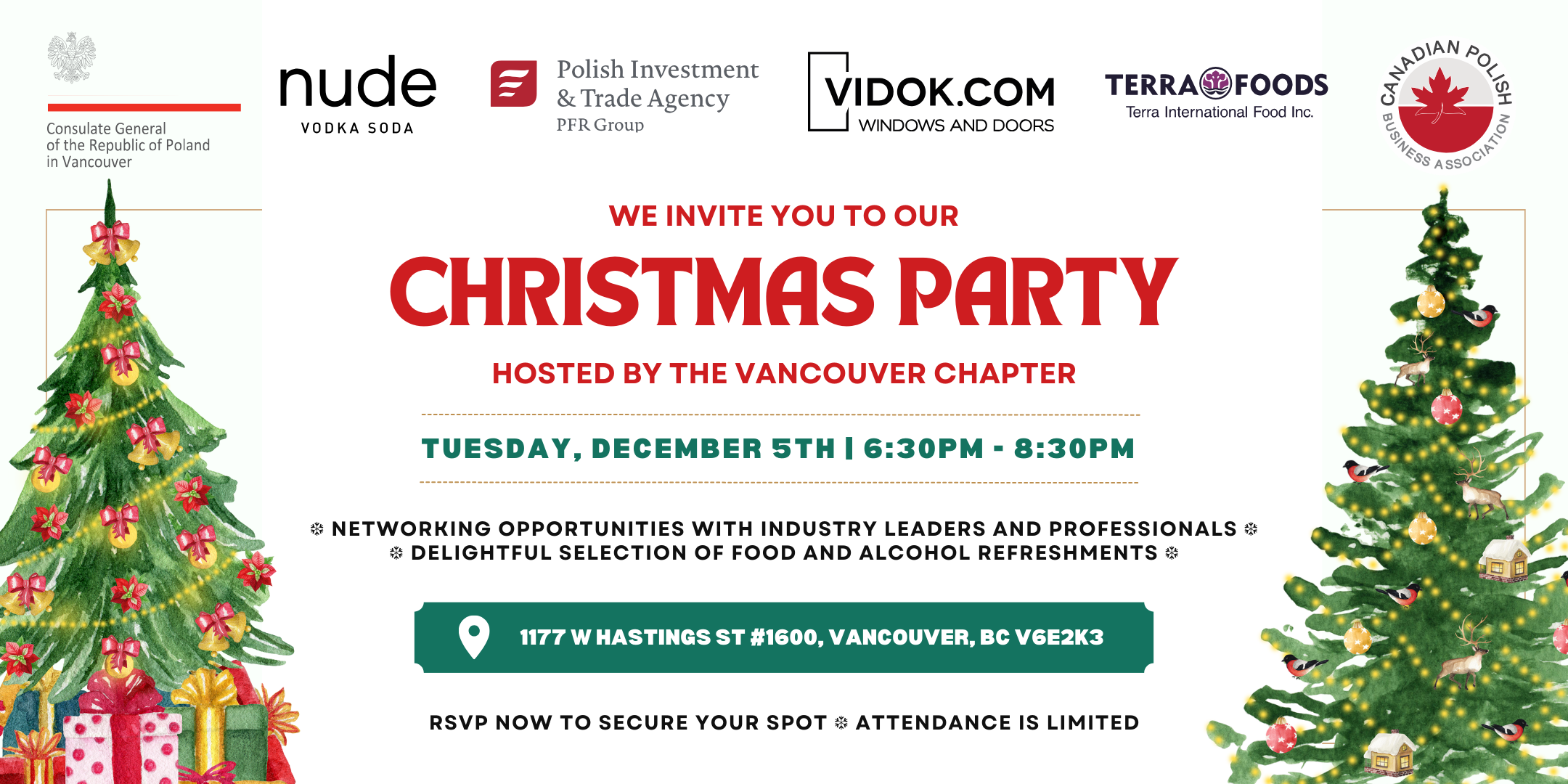 Vancouver Christmas Networking Event